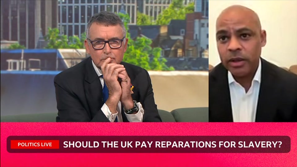Broadcast still at 38m 30s. BBC Two, Politics Live, 27 October 2026.