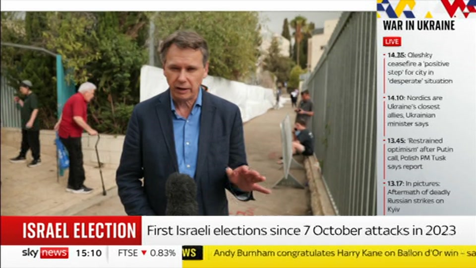 Broadcast still at 10m 30s. Sky News, Sky News Today with Jayne Secker, 27 October 2026.