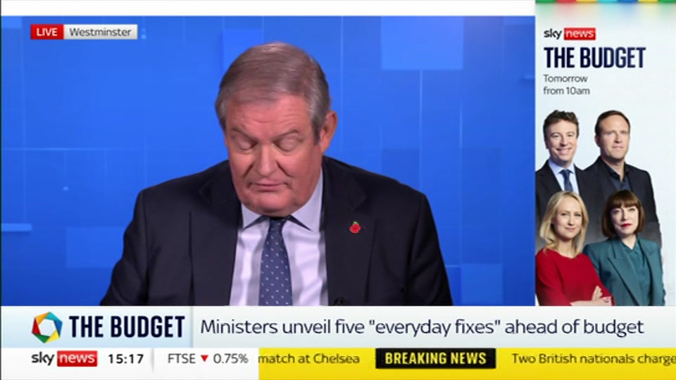 Still from Sky News at 17:30