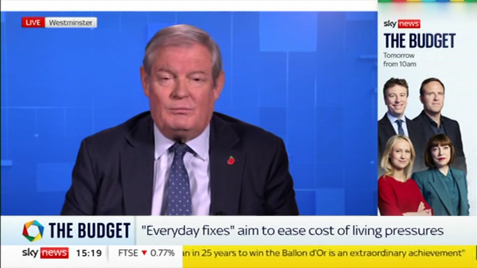 Broadcast still at 19m. Sky News, Sky News Today with Jayne Secker, 27 October 2026.