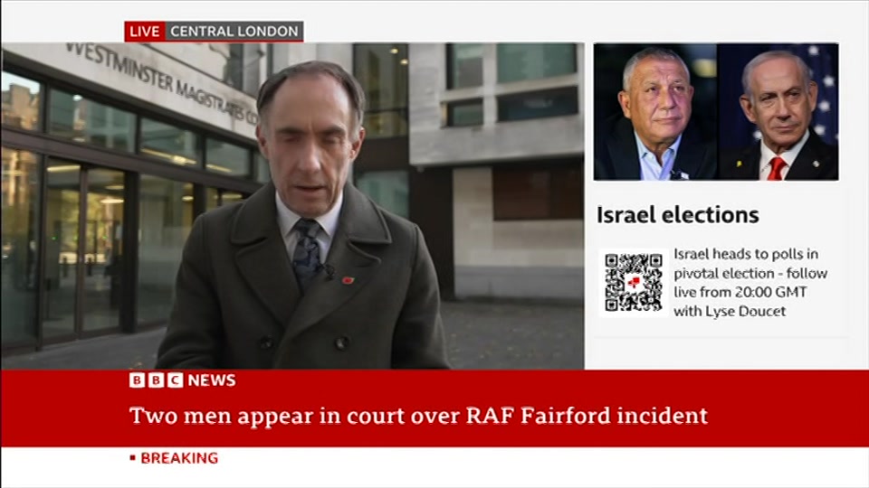 Broadcast still at 19m 30s. BBC News, Verified Live, 27 October 2026.