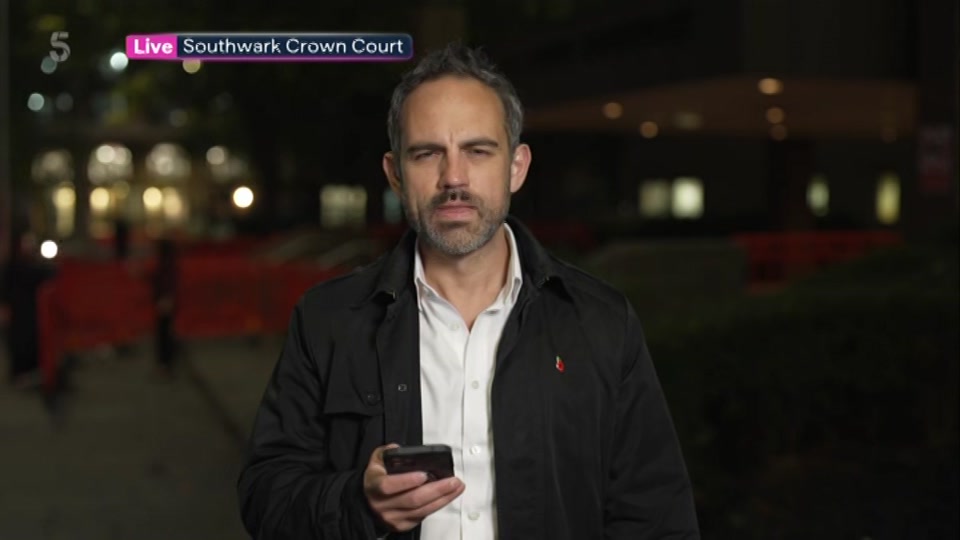 Broadcast still at 12m 30s. Channel 5, 5 News with Dan Walker, 27 October 2026.