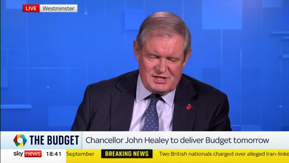 Broadcast still at 11m. Sky News, The News Hour With Mark Austin, 27 October 2026.