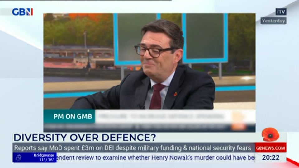 Still from GB News at 22:00
