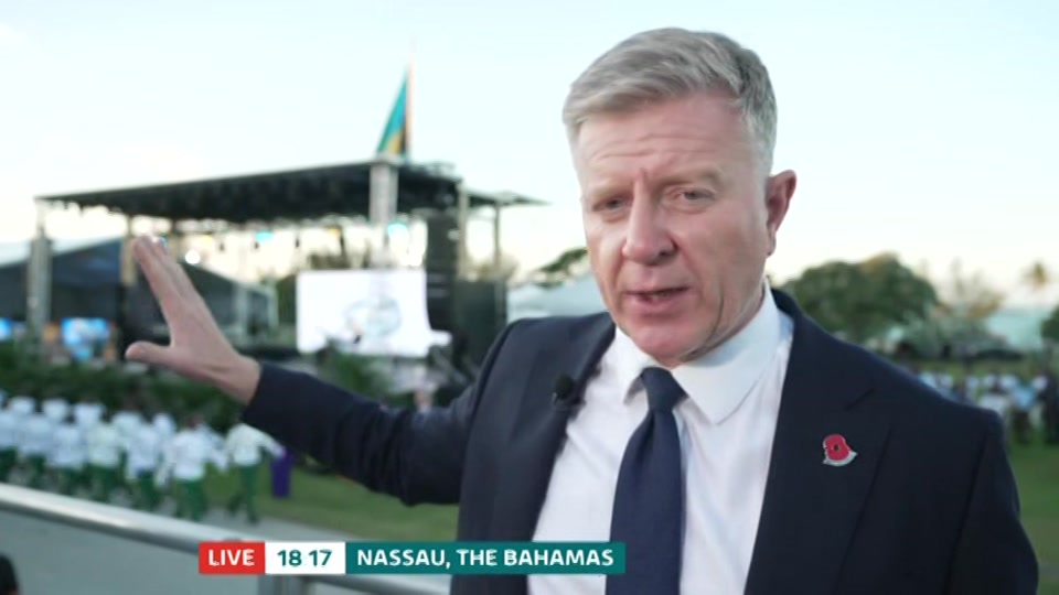 Broadcast still at 17m. ITV, ITV News at Ten, 27 October 2026.