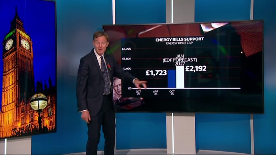 Broadcast still at 22m. ITV, ITV News at Ten, 27 October 2026.