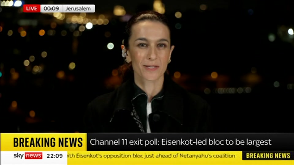 Still from Sky News at 9:00
