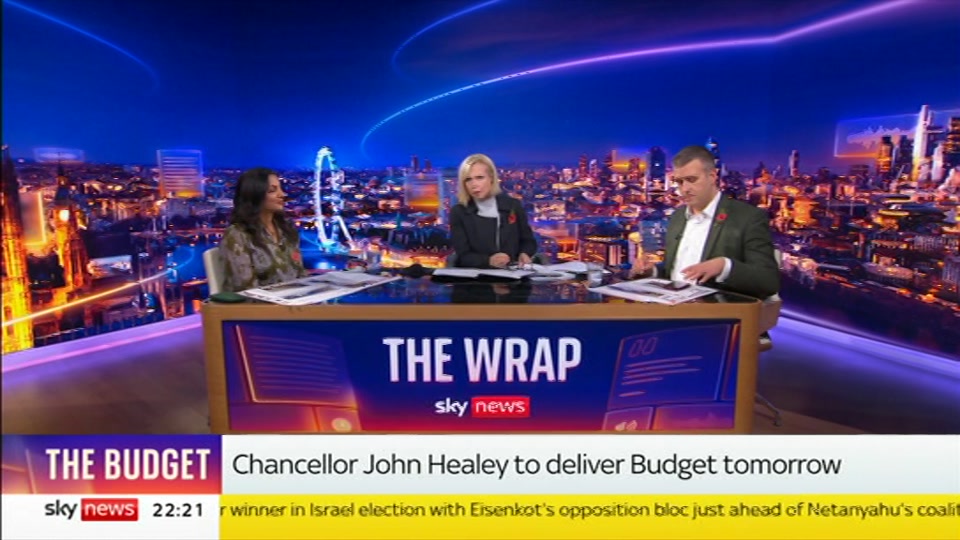 Still from Sky News at 21:00