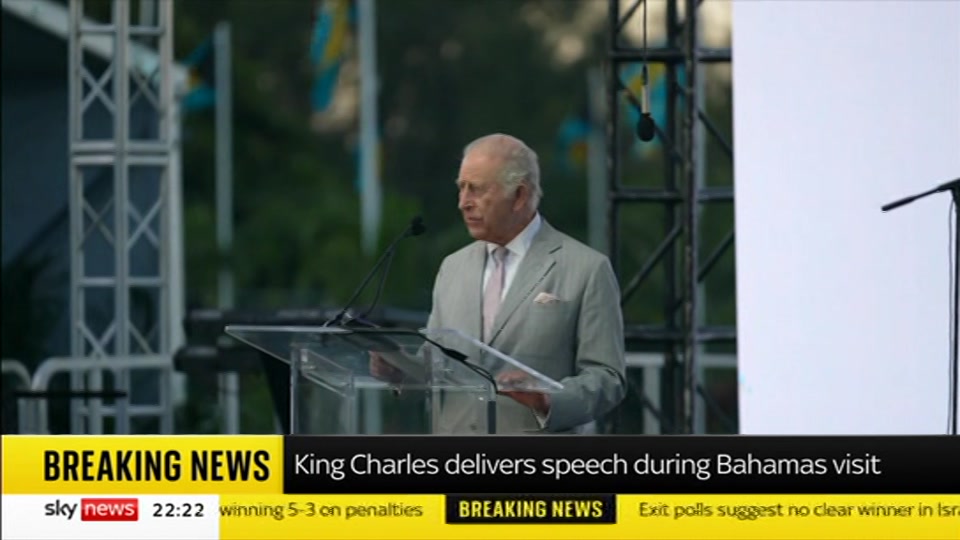 Still from Sky News at 22:30