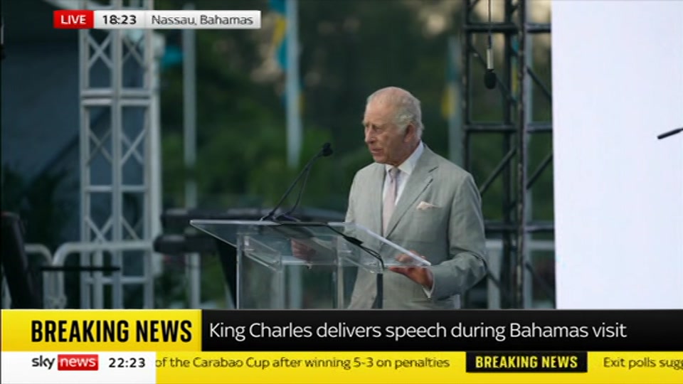 Still from Sky News at 23:00