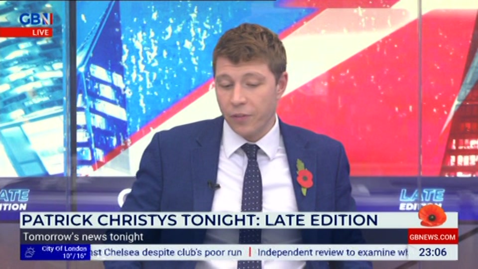 Still from GB News at 6:30