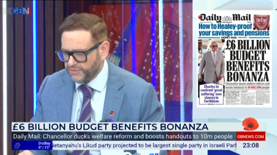Still from GB News at 8:30