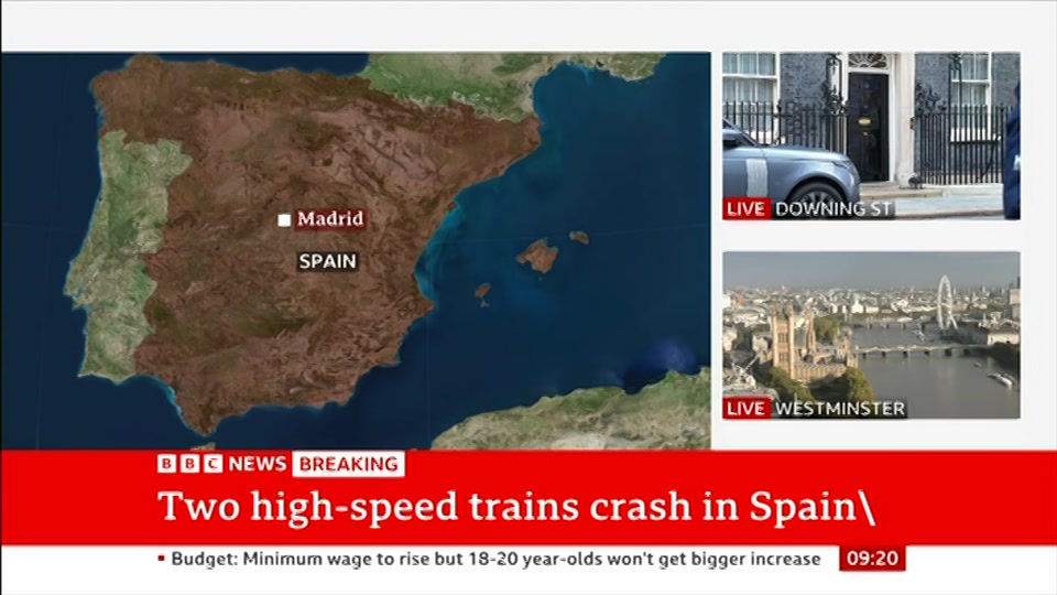 Still from BBC News at 20:30