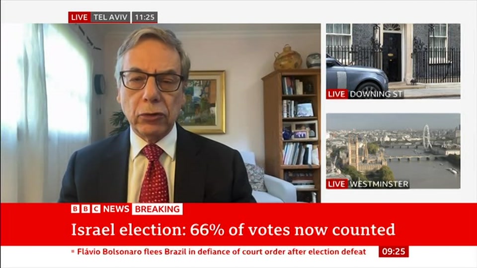 Broadcast still at 25m 30s. BBC News, 28 October 2026.