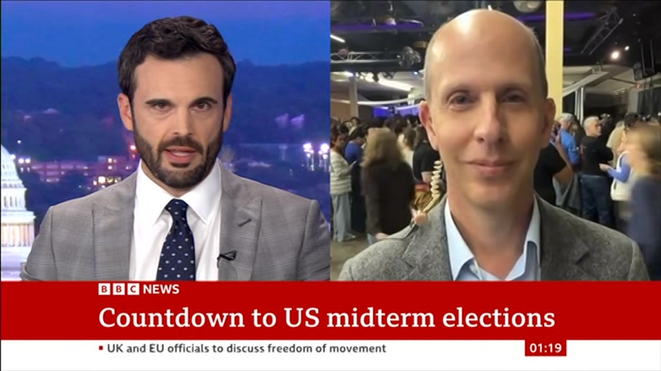 Broadcast still at 19m 30s. BBC News, 28 October 2026.