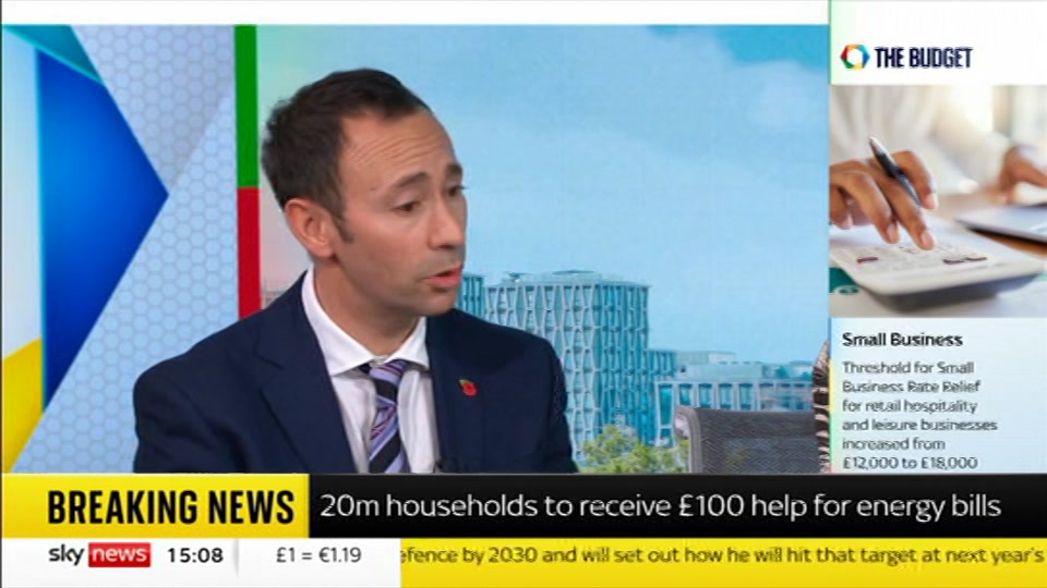 Still from Sky News at 8:00
