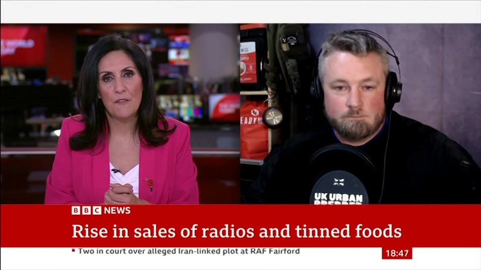 Still from BBC News at 17:00