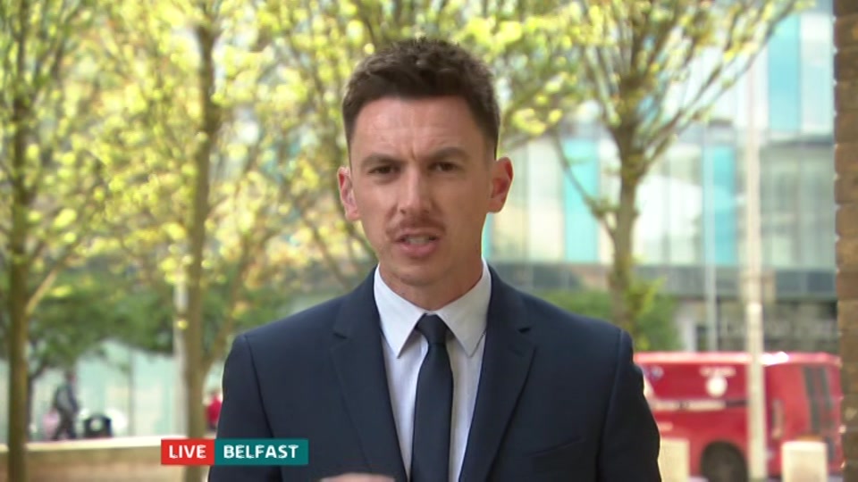 Broadcast still at 10m. ITV1, ITV Lunchtime News, 7 July 2026.