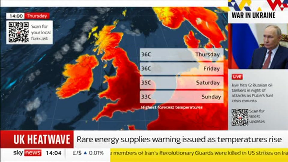 Broadcast still at 4m. Sky News, Sky News Today with Jayne Secker, 9 July 2026.