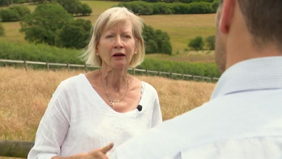 Broadcast still at 29m. ITV1, ITV News at Ten, 8 July 2026.