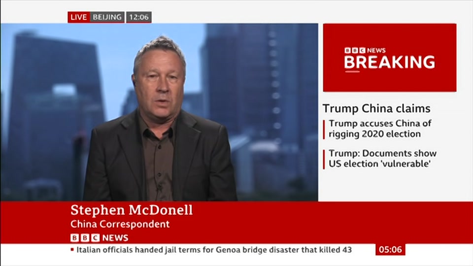 Still from BBC NEWS at 6:00