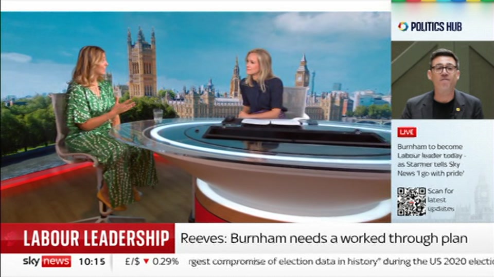 Broadcast still at 15m. Sky News, Sky News Today with Sam Washington, 17 July 2026.
