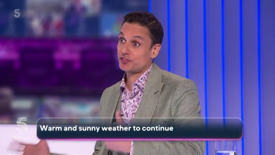 Broadcast still at 22m. 5, 5 News with Dan Walker, 17 July 2026.