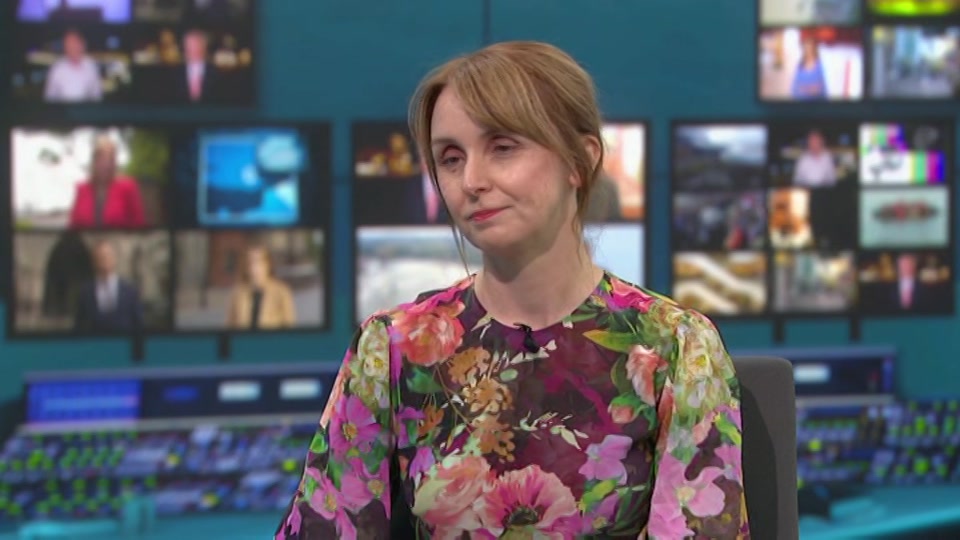 Broadcast still at 9m. ITV1, ITV Lunchtime News, 17 July 2026.