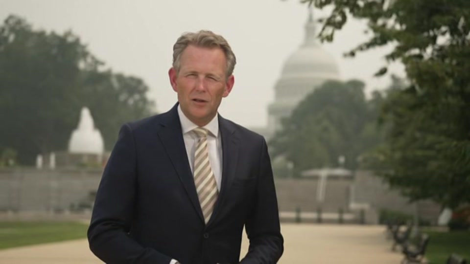 Broadcast still at 13m. ITV1, ITV News at Ten, 17 July 2026.