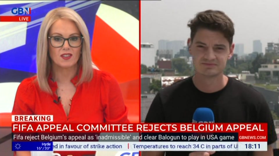 Broadcast still at 11m. GB News, New: Dewbs & Co, 6 July 2026.