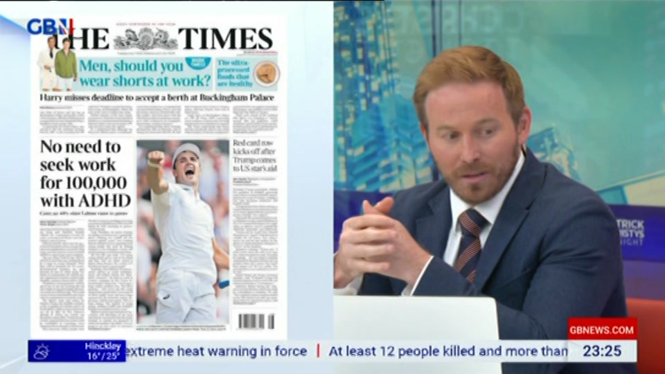 Still from GB News at 25:00
