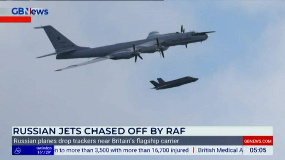 Still from GB News at 5:00