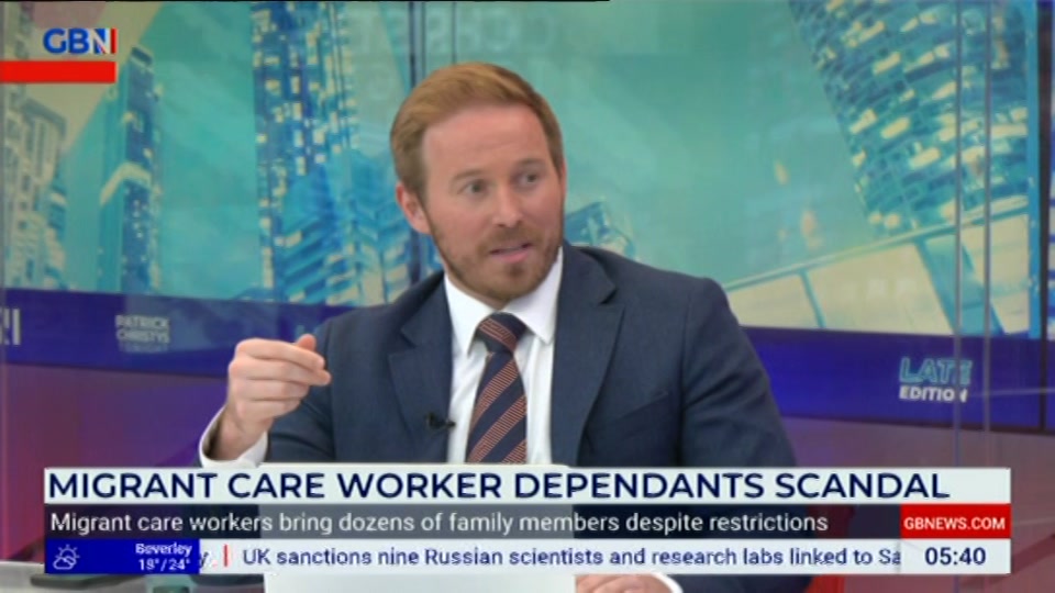 Still from GB News at 40:00