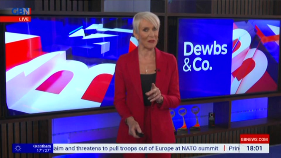 Still from GB News at 1:00
