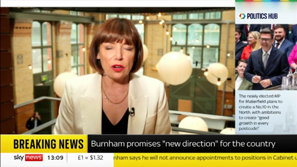 Broadcast still at 10m. Sky News, Sky News Today with Jayne Secker, 29 June 2026.