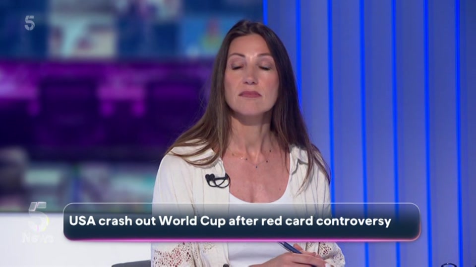 Broadcast still at 50m. 5, 5 News with Dan Walker, 7 July 2026.