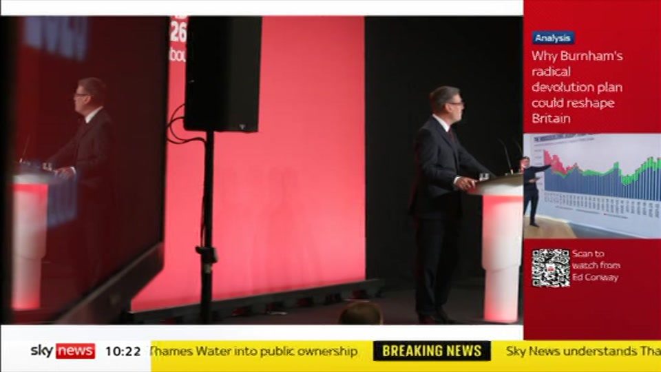 Still from Sky News at 22:00