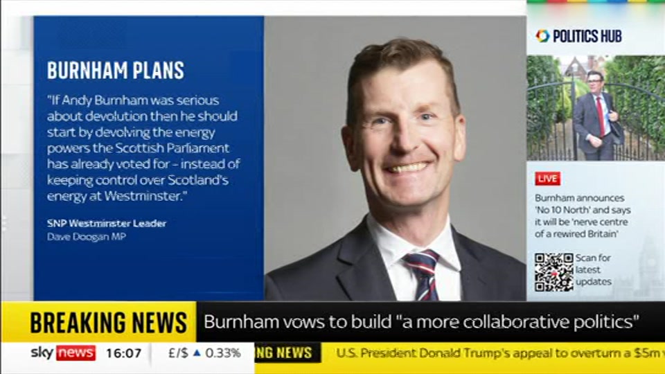 Broadcast still at 8m. Sky News, Sky News Today with Jayne Secker, 29 June 2026.