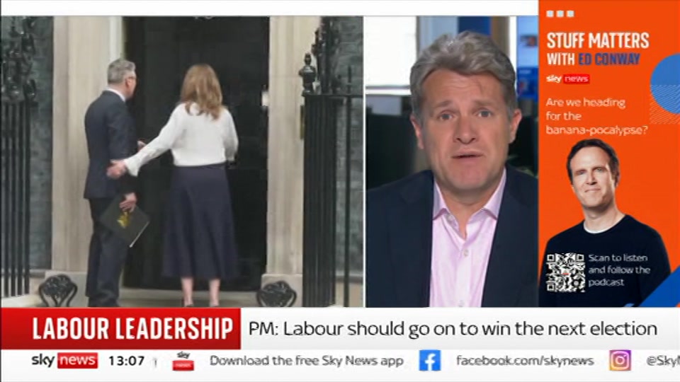Still from Sky News at 7:00