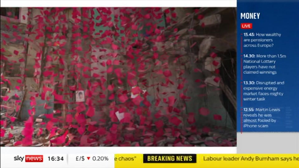 Still from Sky News at 4:00