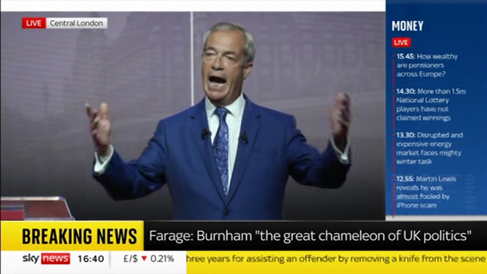 Still from Sky News at 10:00