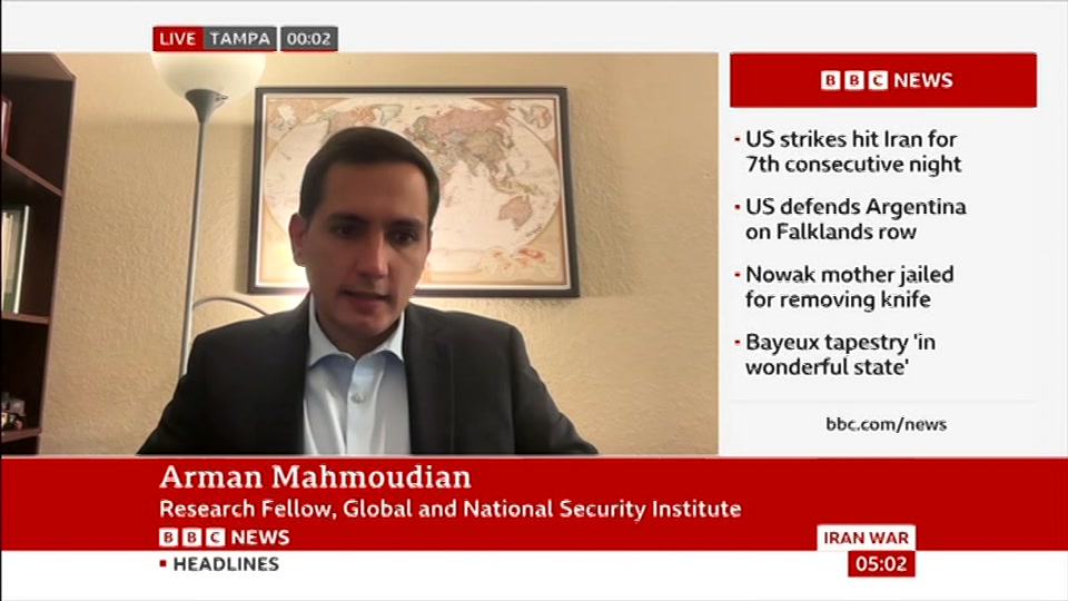 Still from BBC NEWS at 2:00