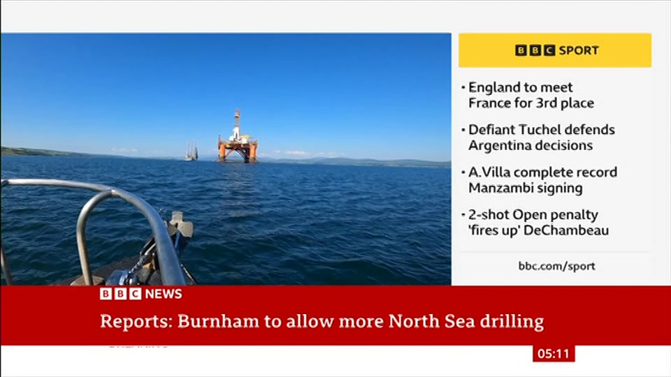 Still from BBC NEWS at 11:00