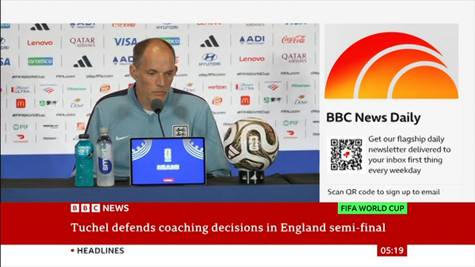 Still from BBC NEWS at 19:00