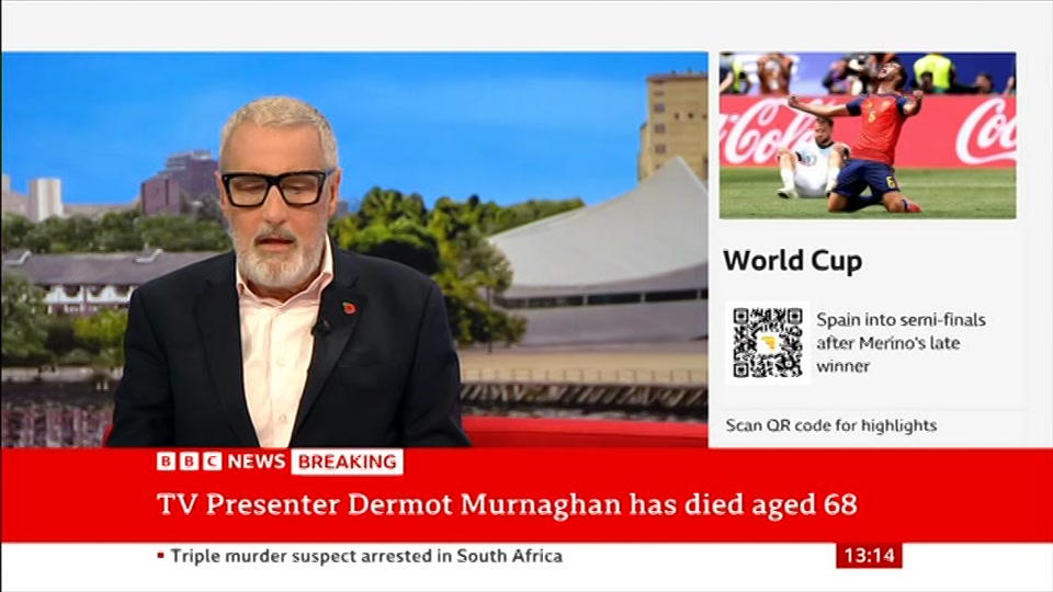 Still from BBC NEWS at 14:00