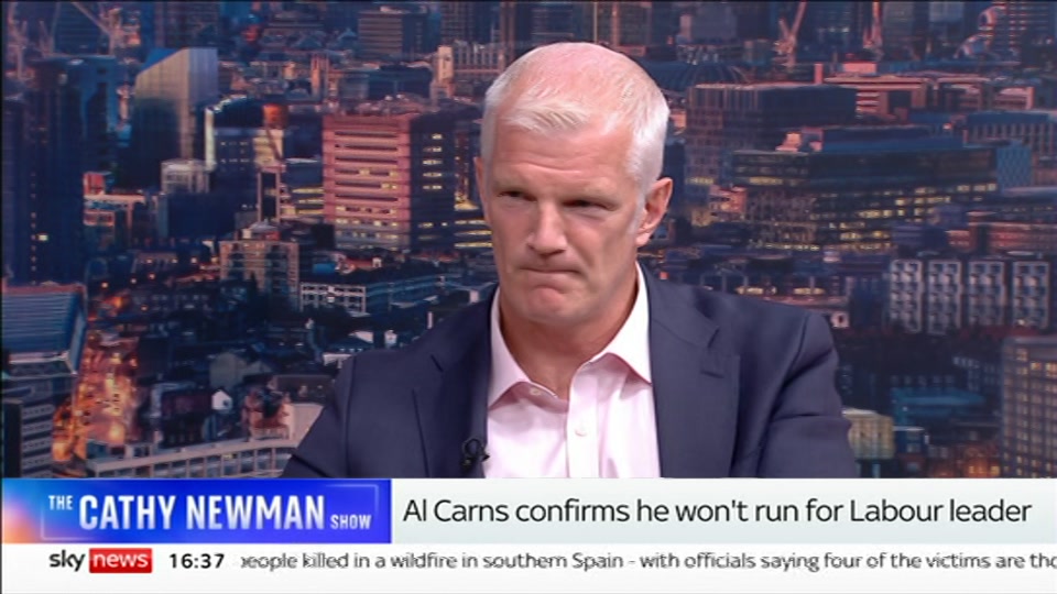 Broadcast still at 7m. Sky News, Sky News Today, 11 July 2026.