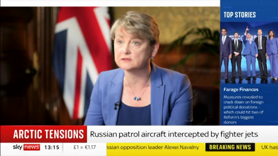 Still from Sky News at 15:00