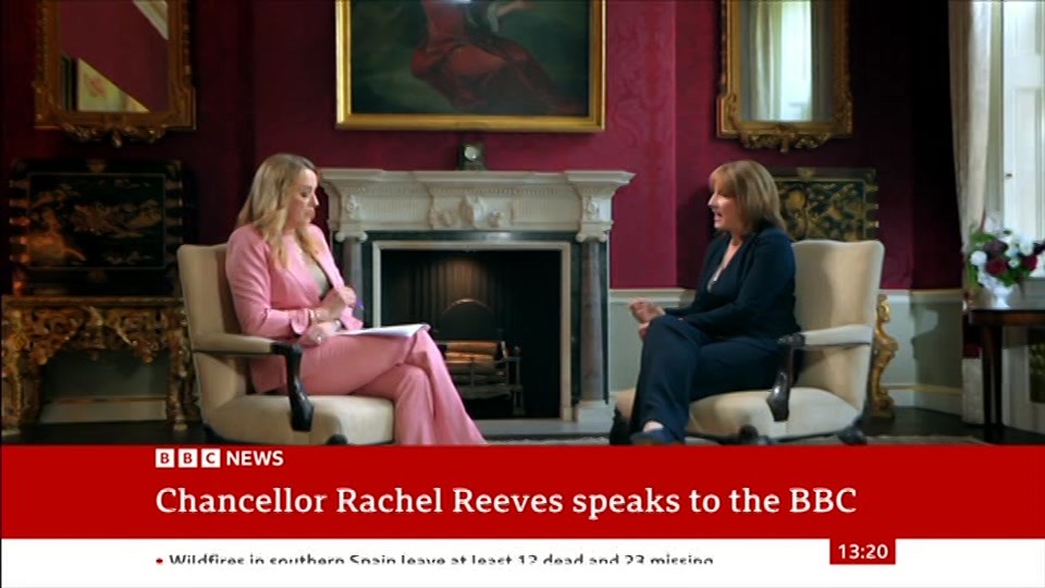 Broadcast still at 18m. BBC NEWS, BBC News, 12 July 2026.