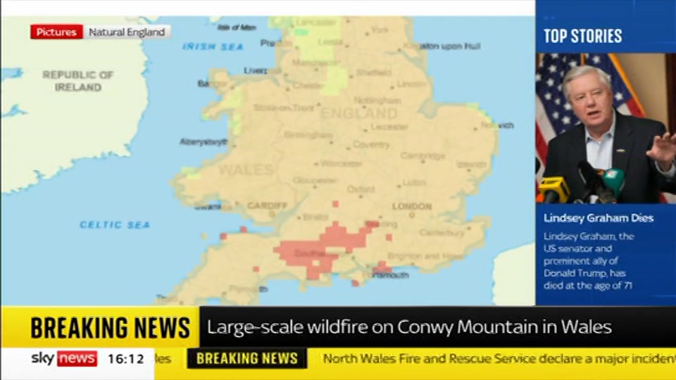 Broadcast still at 12m. Sky News, Sky News Today, 12 July 2026.