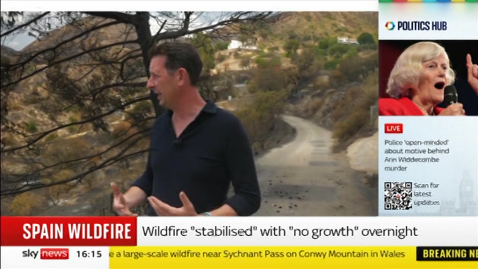 Broadcast still at 15m. Sky News, Sky News Today, 12 July 2026.